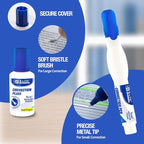 BAZIC Products Correction Fluid, Soft Bristle Brush & Precise Metal Tip - Image 4