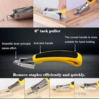 Sunxeke 3Pcs Heavy Duty Upholstery and Construction Staple Remover - Image 3