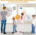 H-Qprobd Glass Whiteboard 60"x40" Magnetic Dry Erase White Board - Image 2
