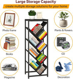 IBUYKE 9 Tier Tree Bookshelf, Floor Standing Wood Bookshelf - Image 6