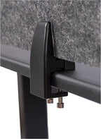 Stand Up Desk Store ReFocus Raw Clamp-On Acoustic Desk Divider Mounted Privacy - Image 5