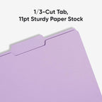 Smead Standard File Folders, 1/3-Cut Tabs, Letter Size - Image 4