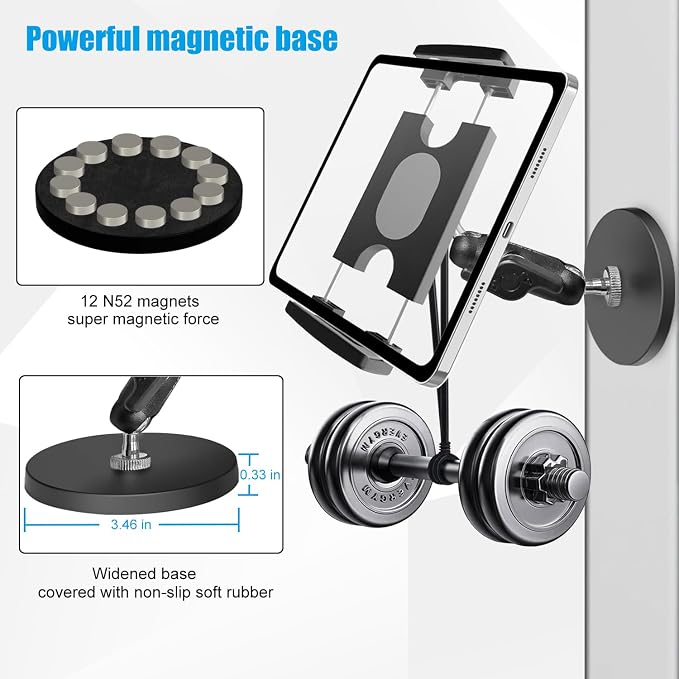 Magnetic Tablet Mount, Super Strong Magnetic Tablet Holder - Image 2