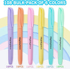 YEGEER Highlighters Bulk, Chisel Tip Dry-Quickly Highlighter Markers, Office - Image 2