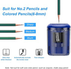 Electric Pencil Sharpener Heavy-Duty Helical Blade Sharpener - Image 2