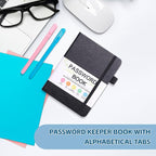 Password Keeper Book with Alphabetical Tabs，4.3"x5.7" Small Password Books - Image 7