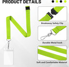 24-Pack Apple Green Breakaway Lanyards - Image 4