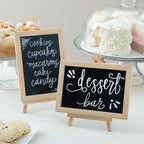 Juvale Wood-Framed Mini Chalkboard Signs - Image 3