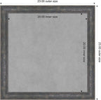 Amanti Art Grey Framed Magnetic Board 23x23 Medium Vision Board - Image 4