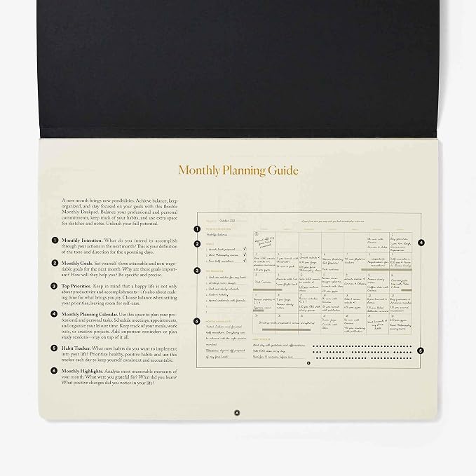 Intelligent Change Monthly Desk Pad, 2-Year Productivity Planner, Tear-Out - Image 3