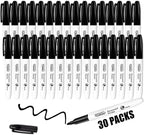 Duchong Black Permanent Markers, Quick Drying Marker, Waterproof, Works on by Duchong