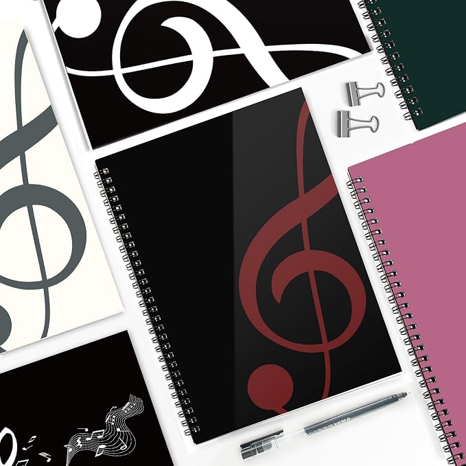 MAXCURY Blank Sheet Music Composition Manuscript Staff Paper Art Music Notebook - Image 8