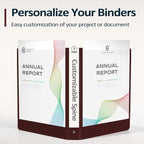 BinderX Extra Durable 3 Ring Binder, Round Ring 2 Inch Binders, Fits 450 Sheets - Image 5