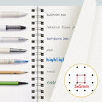 EMSHOI B5 Spiral Dotted Notebook, 7.48"x10.15" Dot Grid Journal, 150 Sheets/300 - Image 2