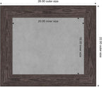 Amanti Art Black Framed Magnetic Board 22x26 Small Vision Board - Image 4