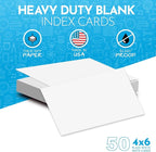 Home Advantage 4x6 Blank Index Cards - Image 4