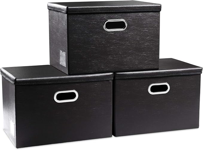 PRANDOM Large Foldable Storage Bins by Prandom