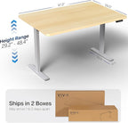 VIVO Electric 48 x 30 in Standing Desk, Memory Height Adjustment, 1B Series - Image 3