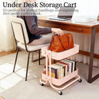 LIWNYRK 2 Tier Rolling Cart - Image 2