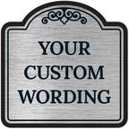Custom Decorative Sign, Personalized Metal Sign by SigoSigns