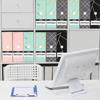 PerKoop 6 Pcs Magazine File Holder Foldable Decorative Cardboard File Folders 6 - Image 6