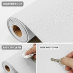 Leather Desk pad Protector, Large Desk mat - Image 6