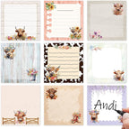 Highland Cow Sticky Notes Set by Lovarywow