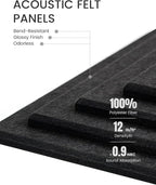 Fluxynara Large Felt Bulletin Board 48" x 36" Cork Board Alternative-12 Pack - Image 4