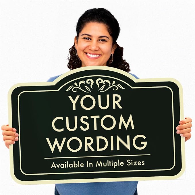 Personalized Custom Decorative Outdoor Metal Signs, 18x12 Inches, Waterproof - Image 8