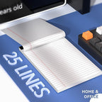 8 Pack Note Pads 5 x 8 Inch Small Legal Pads 5 x 8 White Notepad 5 x 8 - Image 3