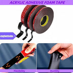 Gasenvan Double Sided Tape Heavy Duty, Mounting Adhesive Tape 1/4 in x 15.4 ft - Image 4