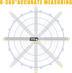 Delgada 8 inch/200mm Digital Angle Finder Ruler - Image 3