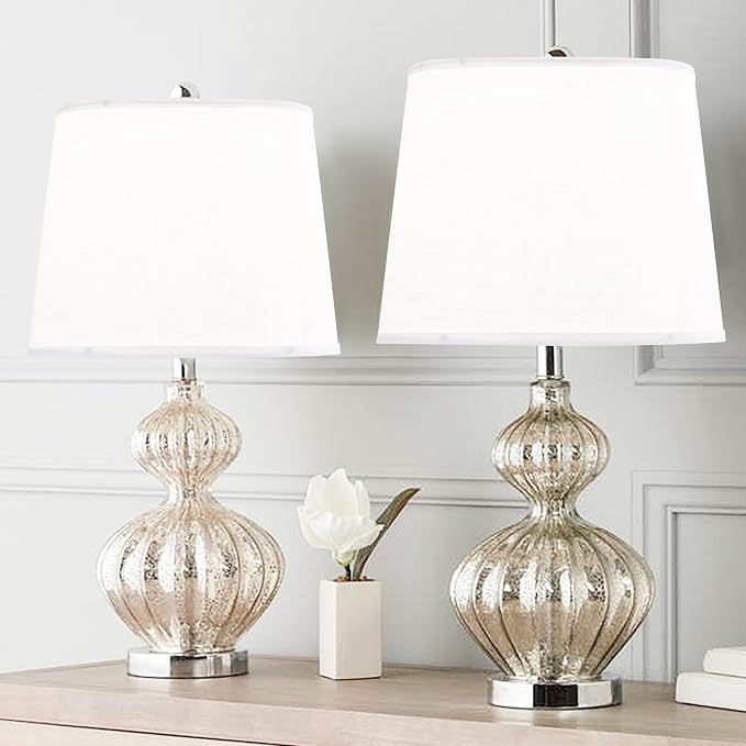 White Texture Lamp Shade Drum Lampshades Replacemnt - Image 7