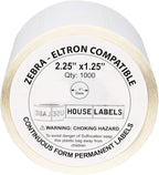 HOUSELABELS 2.25" x 1.25" Address Labels on 1" Core Compatible - Image 2