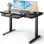 Marsail Glass Standing Desk by Marsail