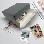 Lineco Museum Archival Storage Box, 9.25x11.75x3 in. Drop Front Design. - Image 8