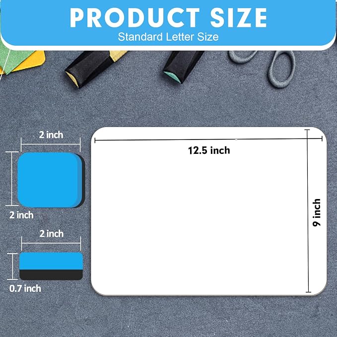 Dry Erase LapBoards, PANDRI 26 Pack Double Sided 12.5 x 9 Inch Whiteboards - Image 2