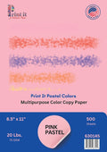 PrintIt Colors Multipurpose Paper, 20 lbs., 8.5" x 11", 500 Sheets/Ream – by Unknown