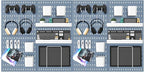 MULSAME Pegboard Combination Kit, 25.2" x 50.4" Wall Mounted Storage Set by MULSAME