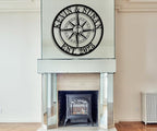 Custom Anchor Compass Metal Sign, Personalized Coordinates Sign, Custom - Image 6