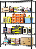 SINGAYE 5 Adjustable Heavy Duty Garage Shelving Wire Shelves Metal Standing by SINGAYE