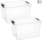 Superio Clear Storage Boxes by Superio