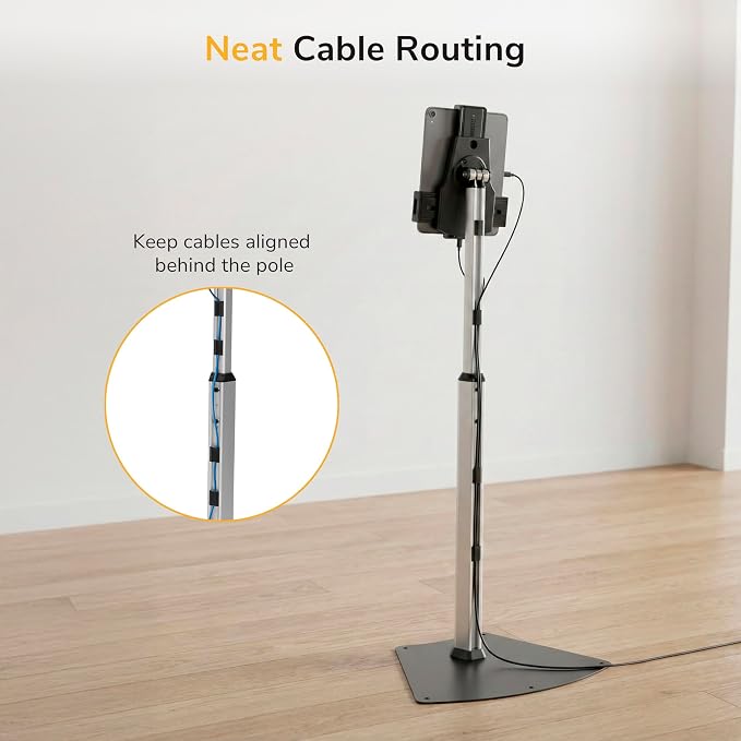 Mount-It! iPad Kiosk Stand, Anti-Theft Floor Stand - Image 9