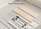 Claiks Standing Desk with Drawers, 48x24 Inch Stand Up Electric Adjustable - Image 8