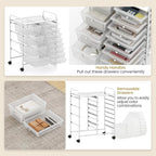 Giantex 12 Drawer Rolling Cart - Image 5