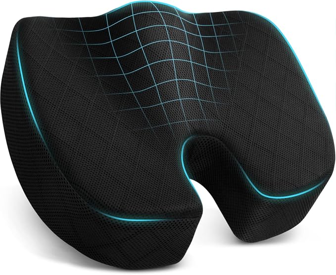 TushGuard Seat Cushion, Office Chair Cushions, Car Seat Cushion, Non-Slip by TushGuard