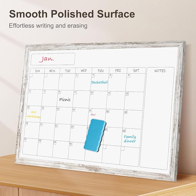 Monthly Dry Erase Calendar Whiteboard - Image 4
