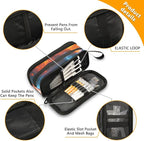 DVGMBXY Football Water and Fire Pencil Case Box - Image 4