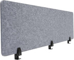 ReFocus Raw Clamp-On Acoustic Desk Divider Mounted Privacy Panel Set – Reduce - Image 8