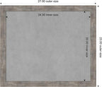 Amanti Art Silver Framed Magnetic Board 23x27 Medium Vision Board - Image 4